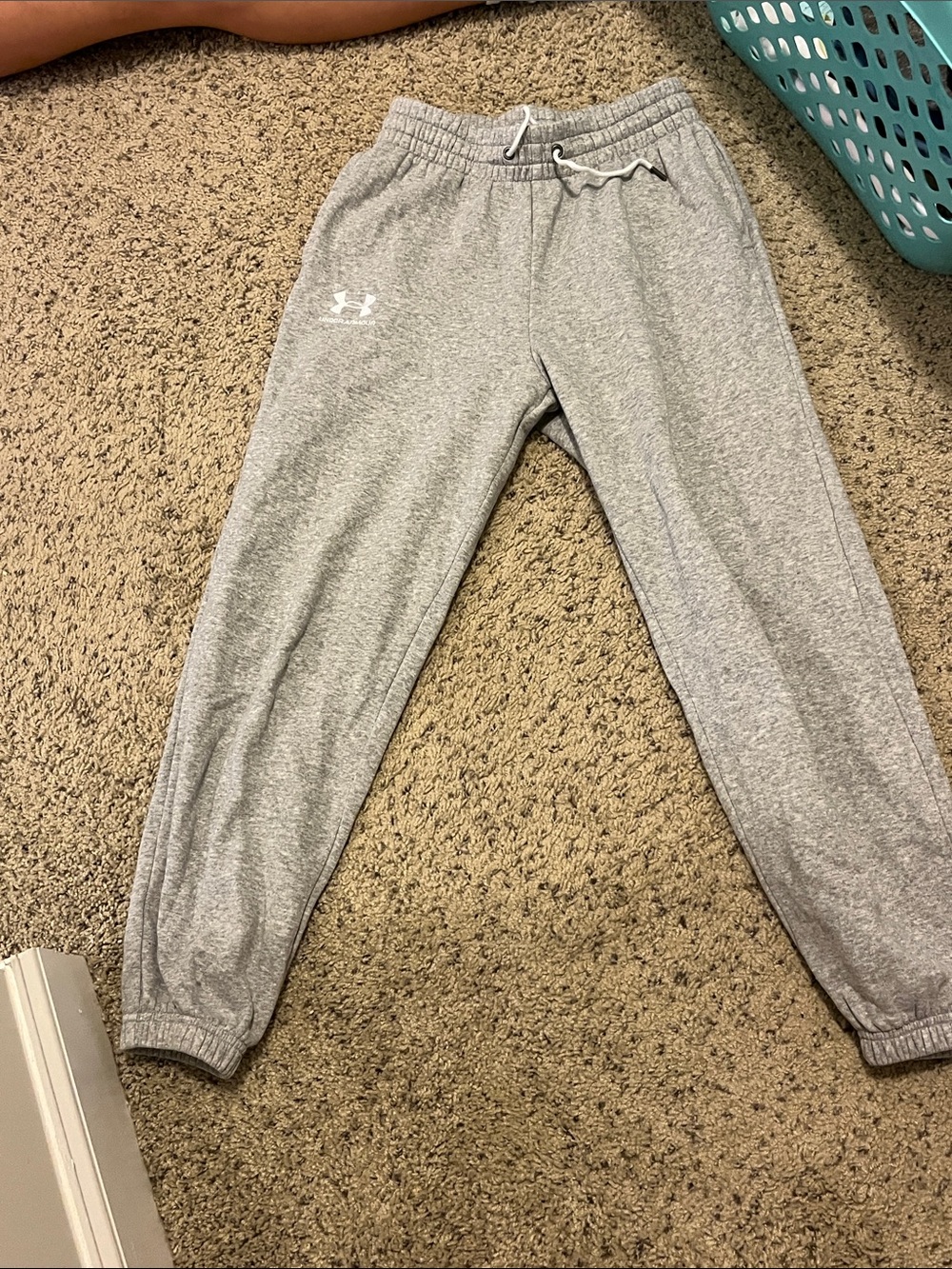 Under Armor Light Gray Jogger Sweatpants